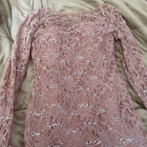 Blush Pink Lace Dress, Hailey Brand, Size 4